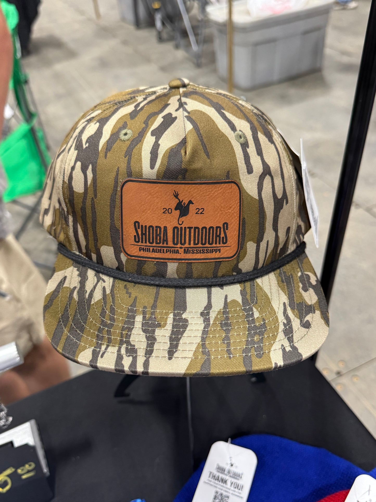 Shoba Outdoors Bottomland Camo Hat – Vintage Patch Snapback