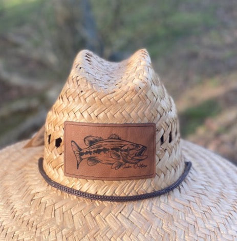 Adult Wide Brim Lifeguard Sun Natural Straw Hat