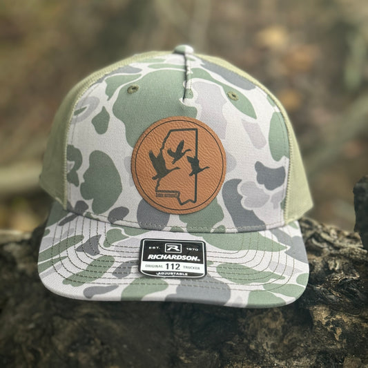 MISSISSIPPI MARSH CAMO/LODEN 5-PANEL